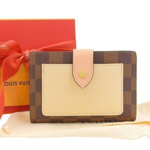 LOUIS VUITTON White Damier Wallet